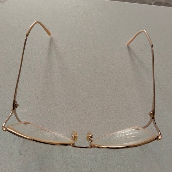 Gucci Vintage Gold 135 Eyeglasses Frames Eyewear - Picture 7 of 11
